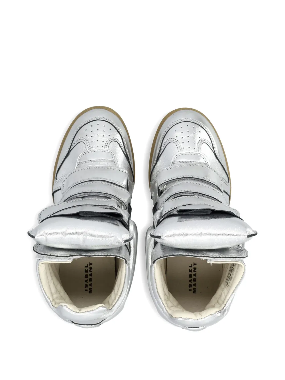 ISABEL MARANT Bekett sneakers met klittenband Zilver