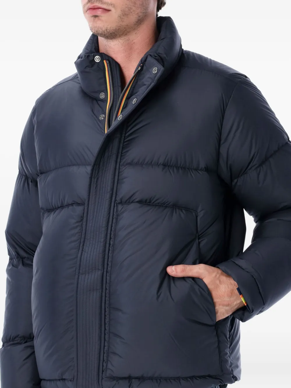 K-way Tuill Thermo Microfiber Down Jacket In Blue