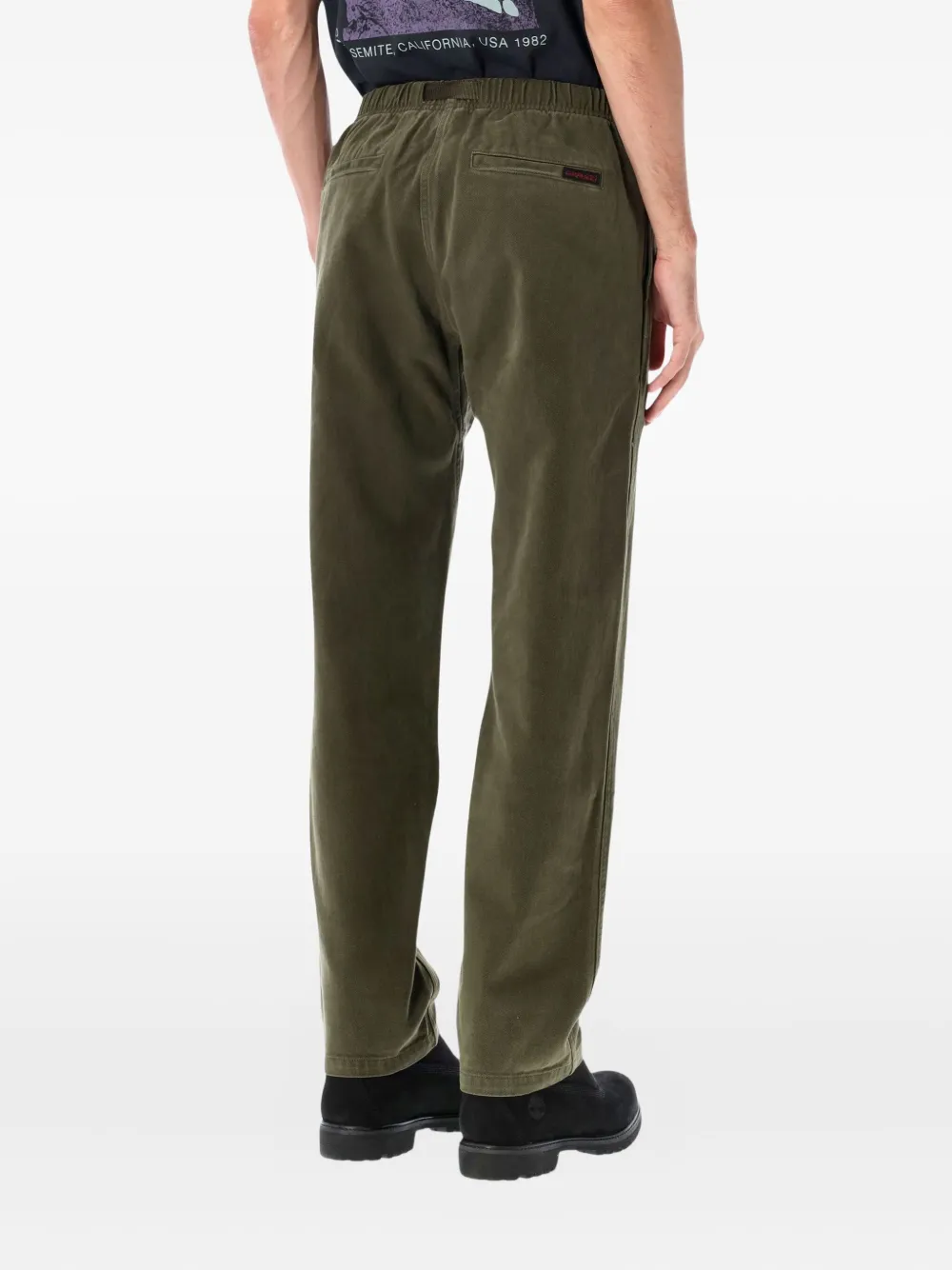 Gramicci elasticated belt trousers - Groen