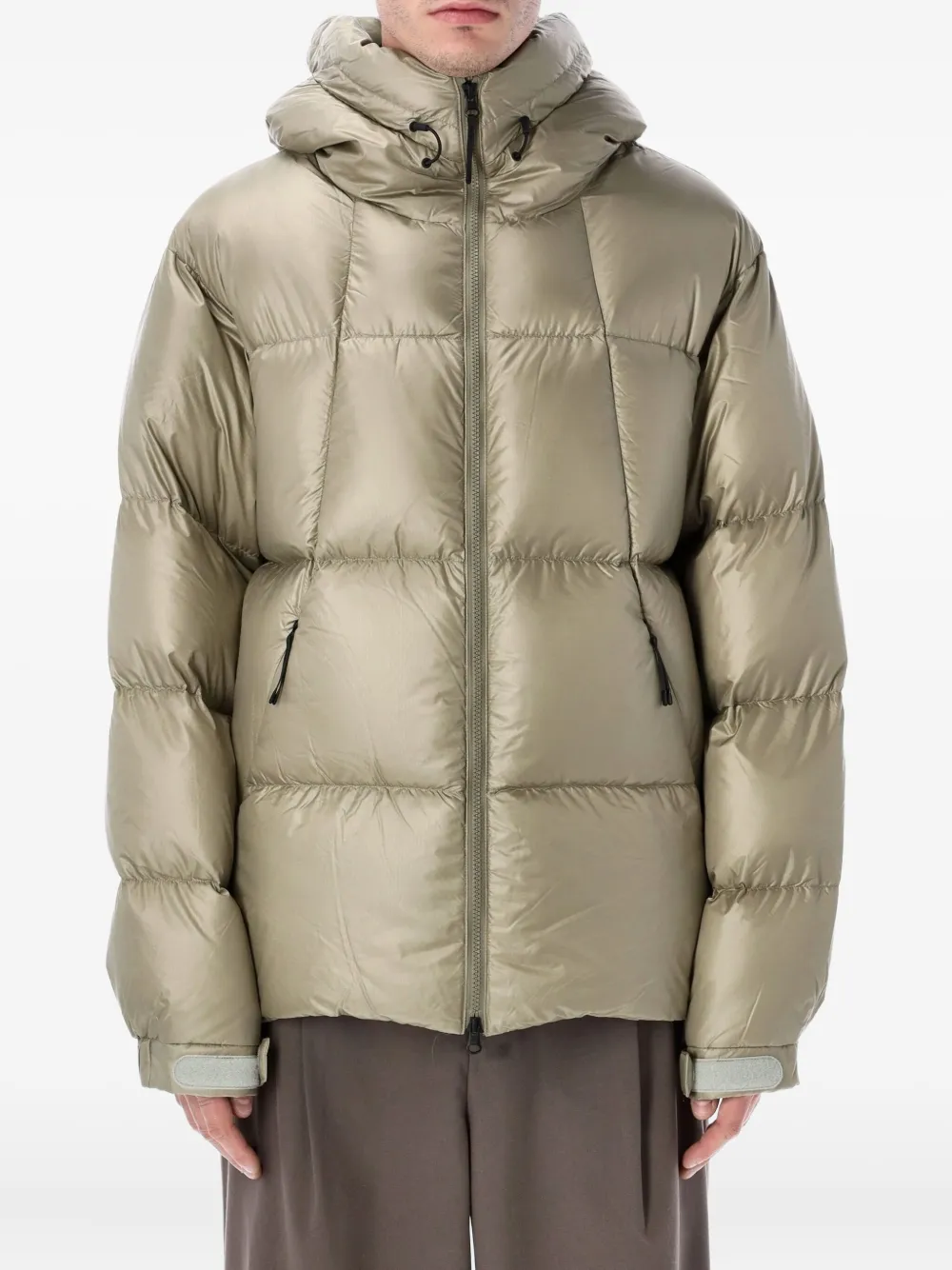 Goldwin hooded padded jacket - ニュートラル Goldwin hooded padded jacket - ニュートラル