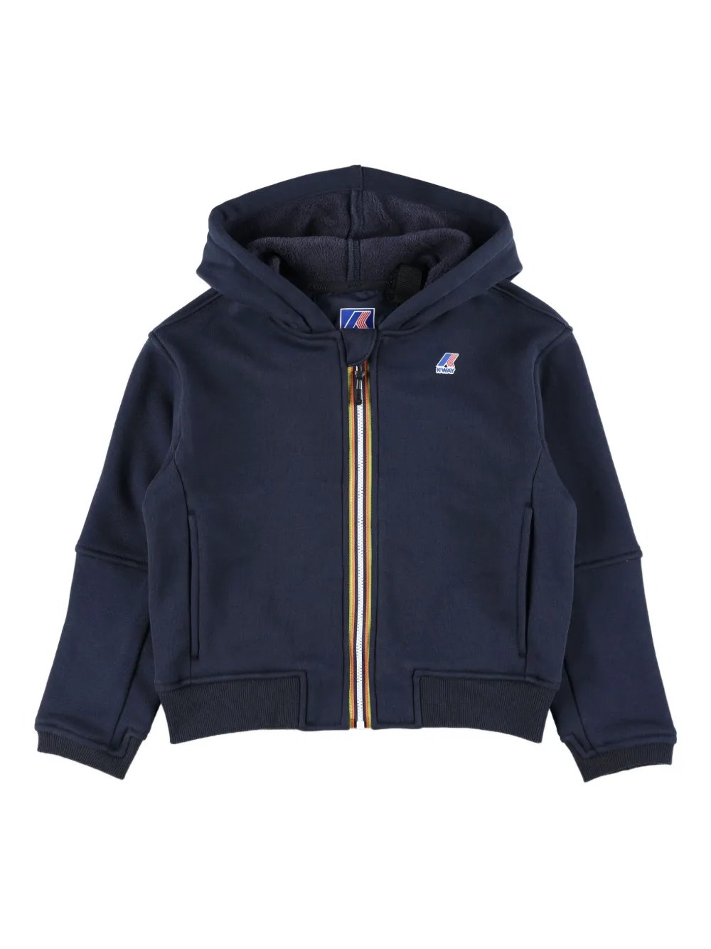 K Way Kids hooded zip-up top | Blue | Image 1