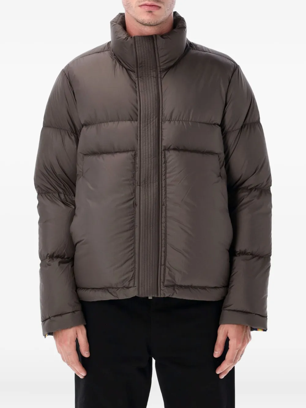 K-Way quilted padded jacket | Brown | Image 1