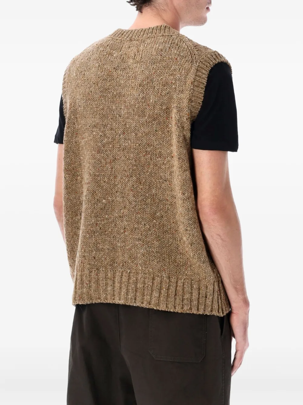 Howlin' V-neck sleeveless vest - Bruin