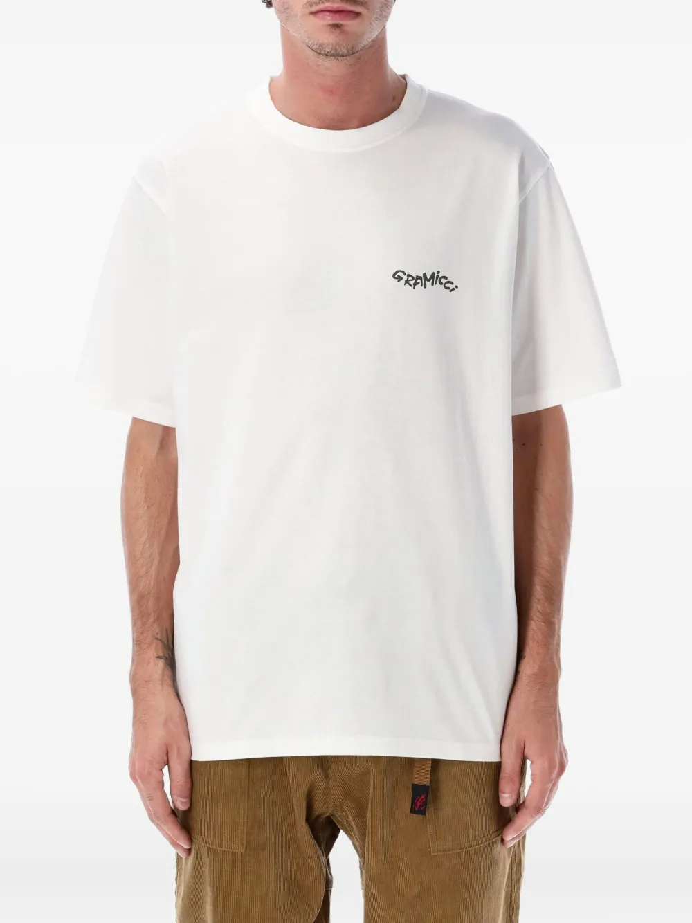 Gramicci Gecko Graphic Eco Cotton T-shirt In White