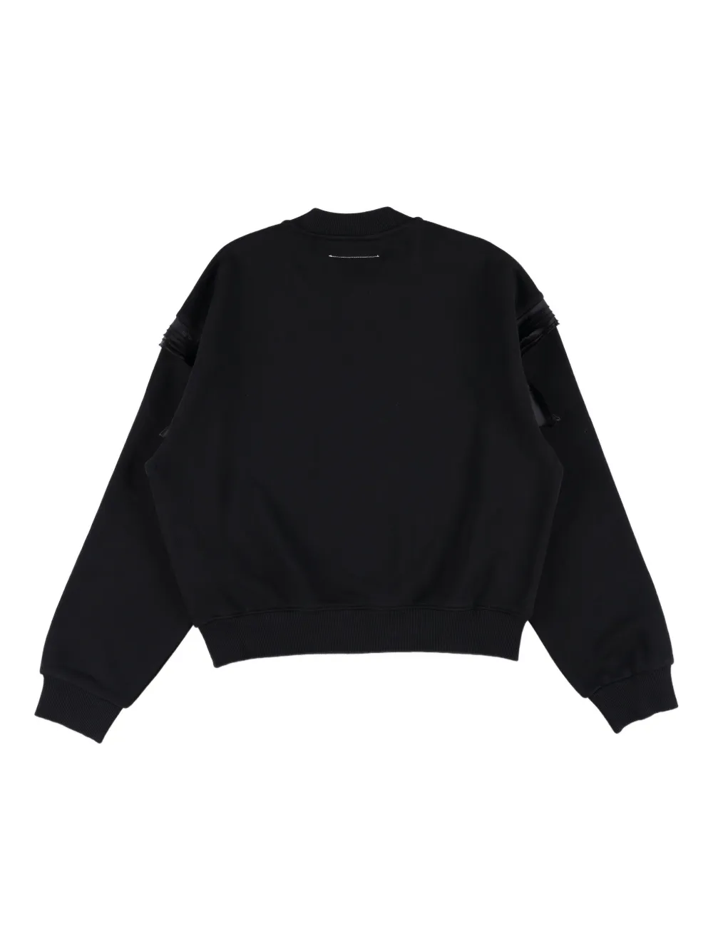 MM6 Maison Margiela Kids Sweater met ruches Zwart