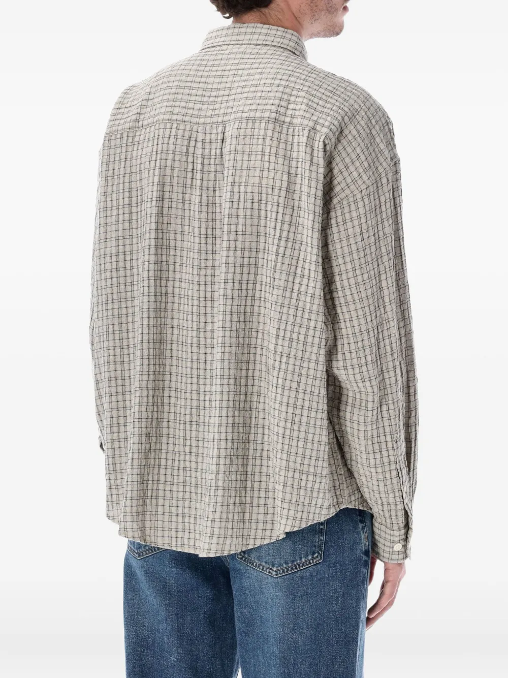 Mfpen checked shirt - Beige