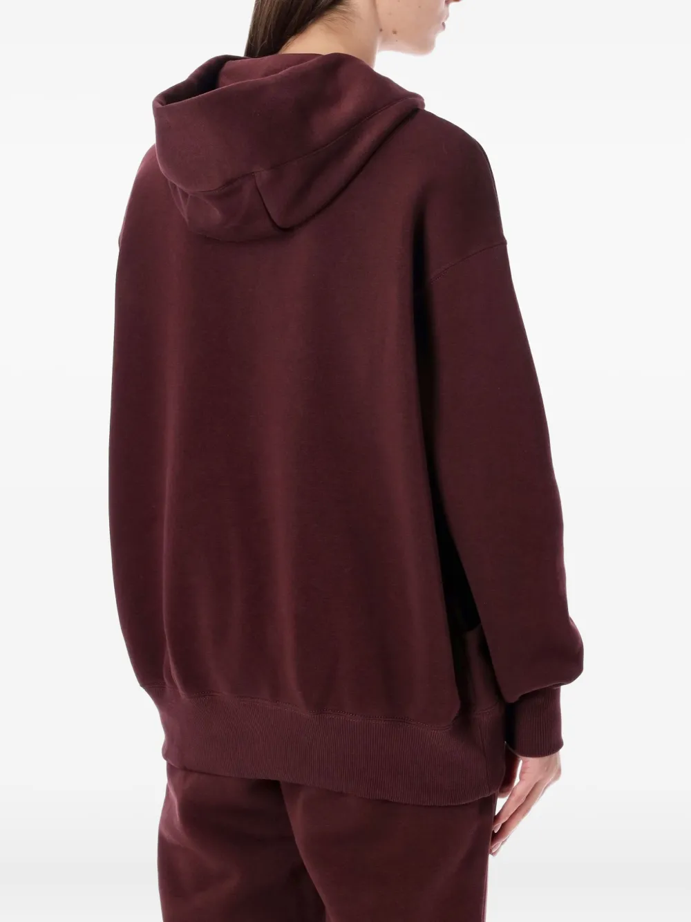 Nike Sportswear Phoenix Fleece Over-oversized Pullover Hoodie In Burgundy
