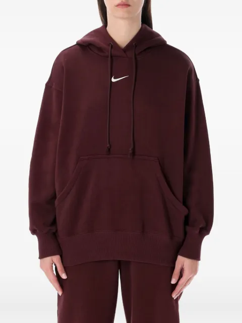 Nike logo-embroidered hoodie