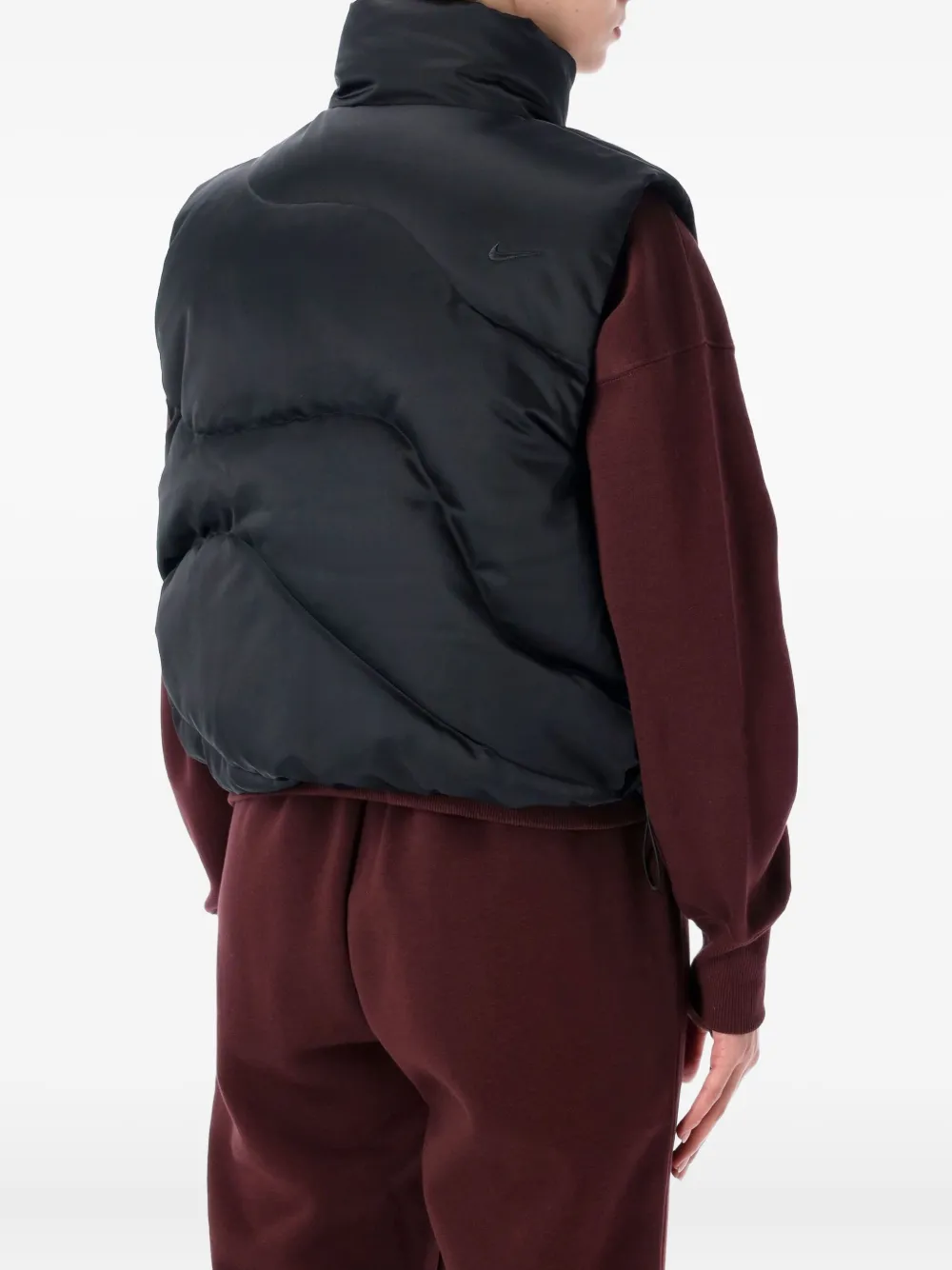 Nike Bodywarmer met reliëf Zwart