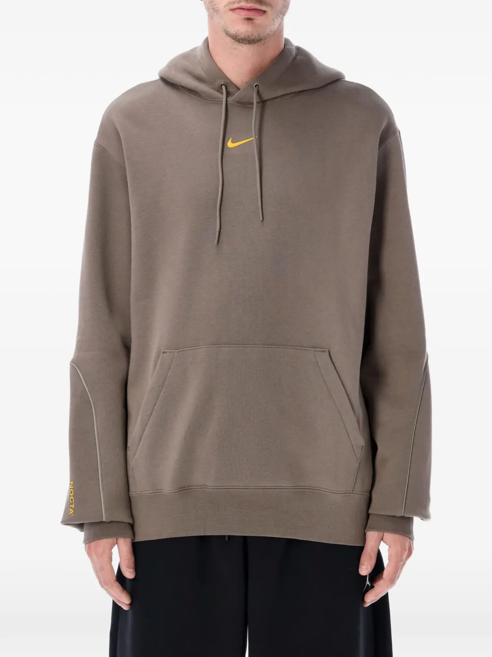 Nike pouch-pocket hoodie - Marrone
