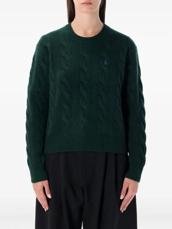 Polo Ralph Lauren ケーブルニット | グリーン | FARFETCH JP