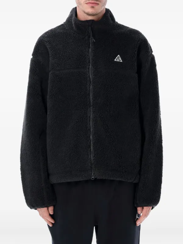 Nike ジップアップ フリースジャケット | ブラック | FARFETCH JP