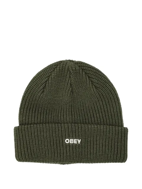 Obey ribbed-knit beanie