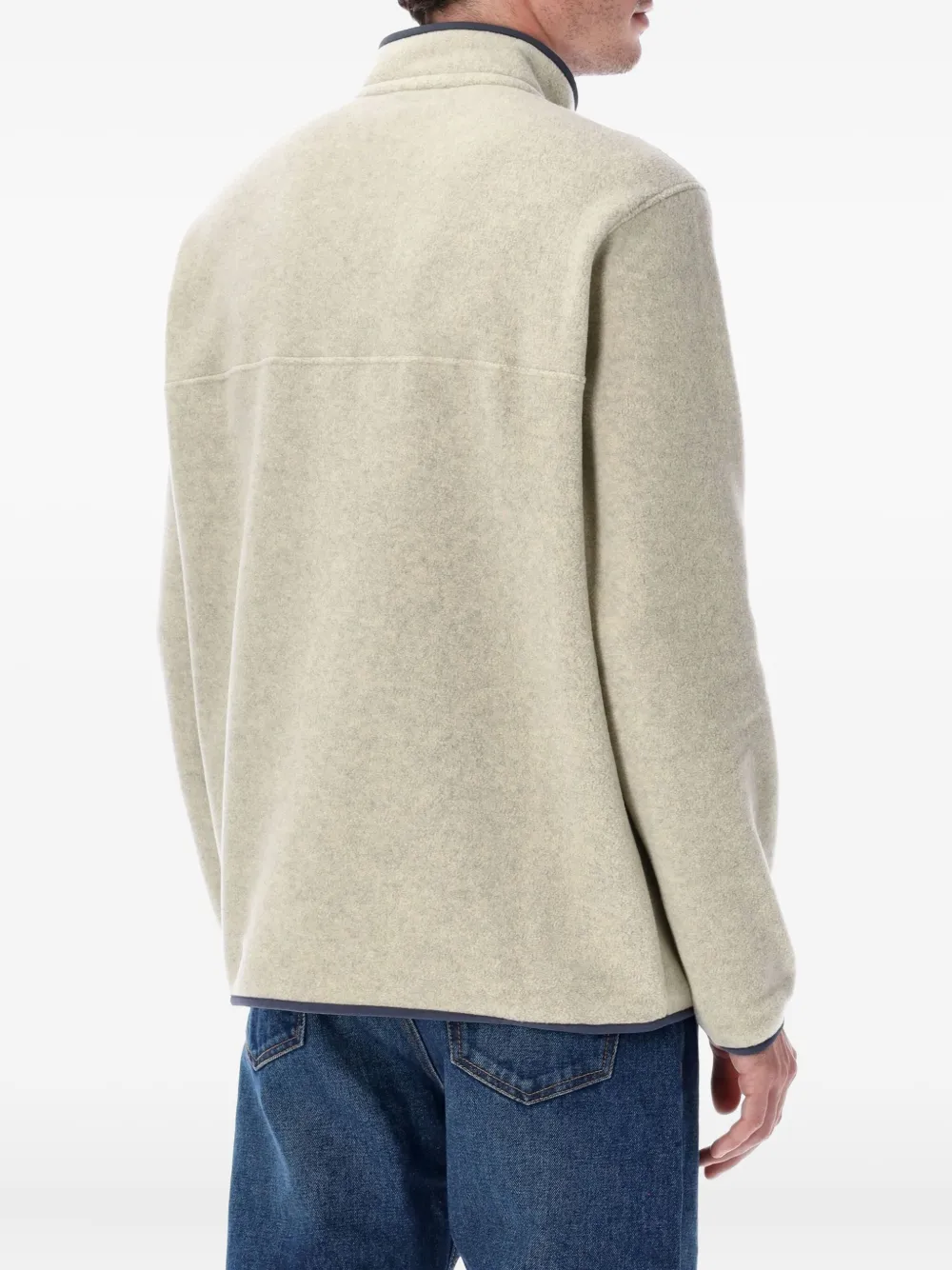 Patagonia Sweater met borstzak en lange mouwen - Beige