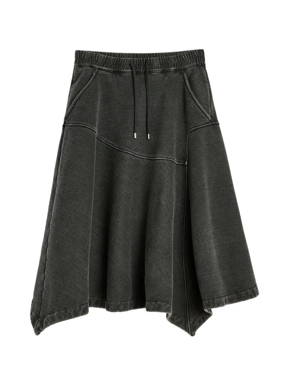 OUR LEGACY drawstring panelled skirt - Nero