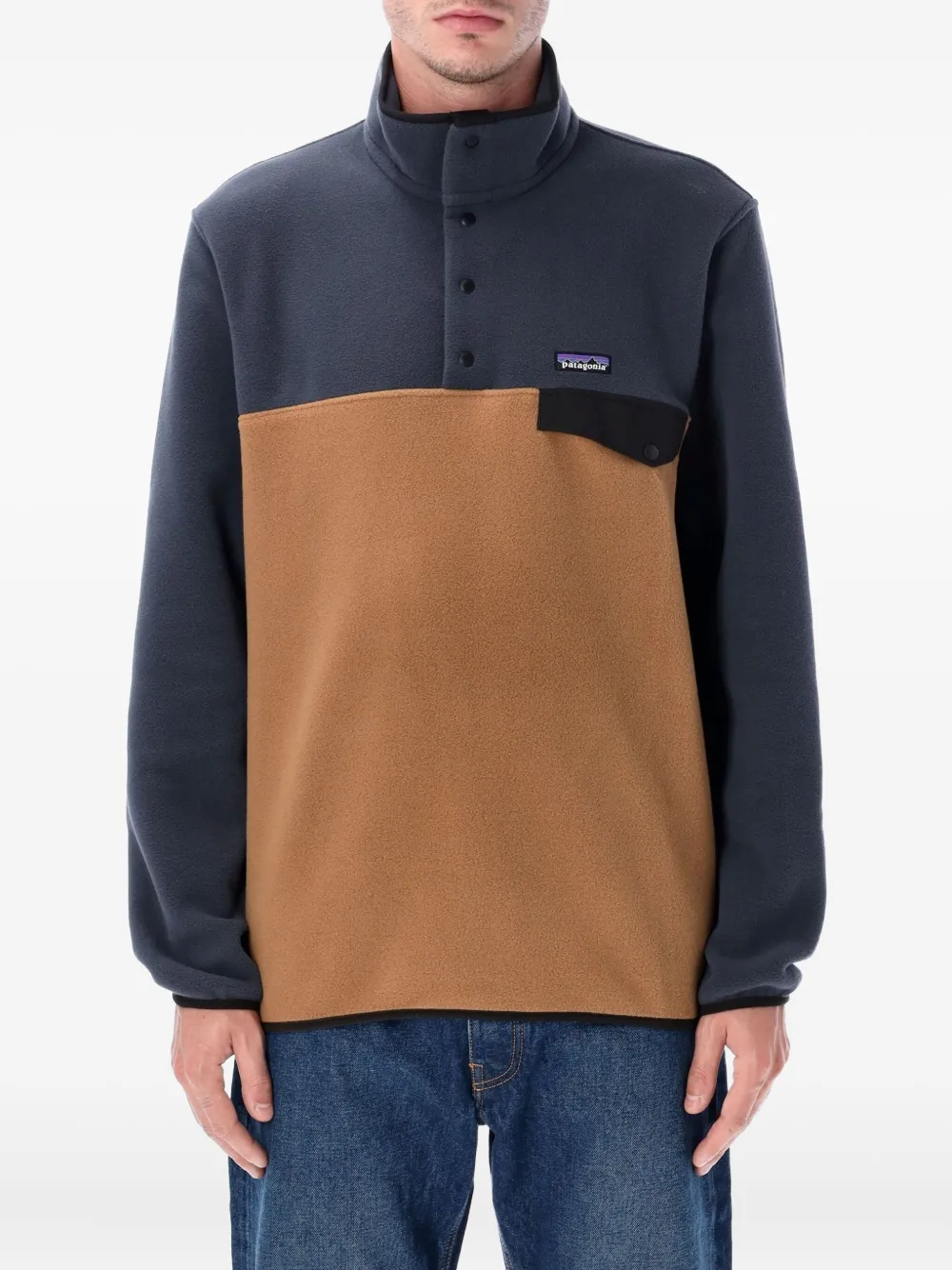 Patagonia バイカラー スウェットシャツ - ブルー Patagonia バイカラー スウェットシャツ - ブルー
