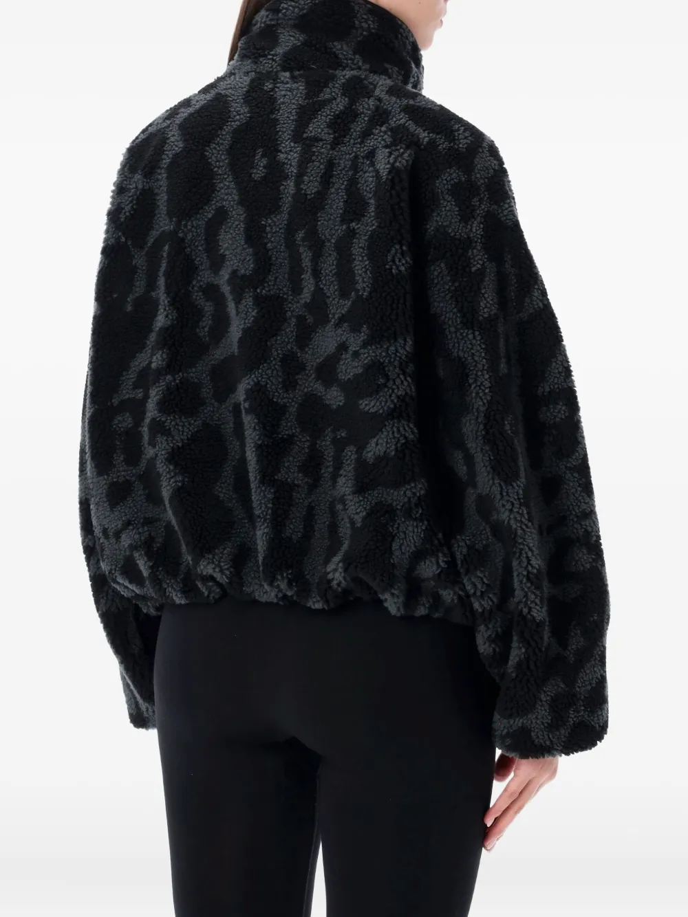 Nike Leopard-patterned Zip-up Jacket In Multi