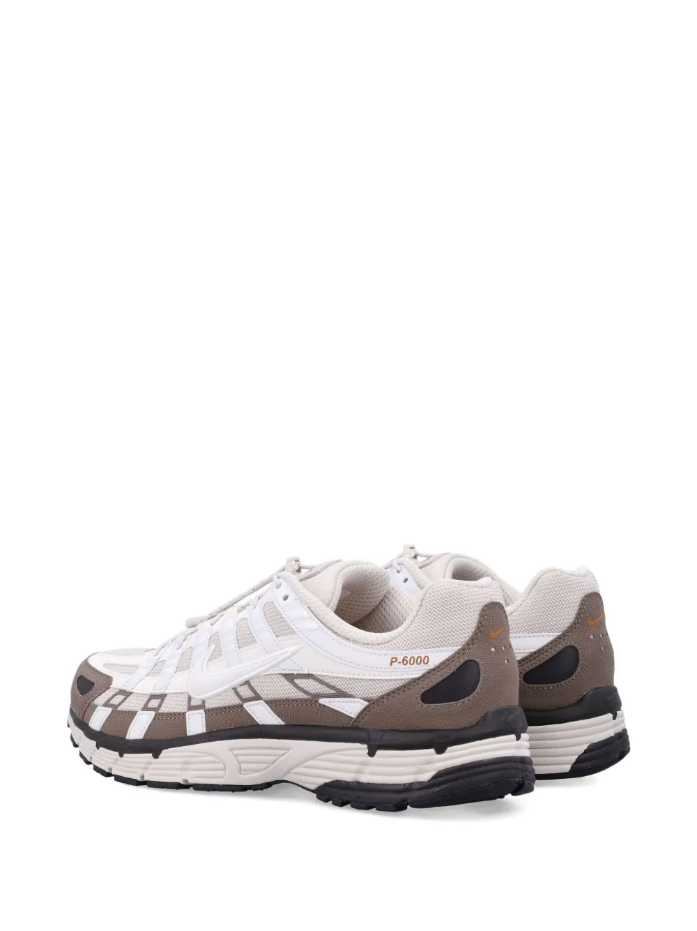Nike P-6000 Panelled Trainers In White