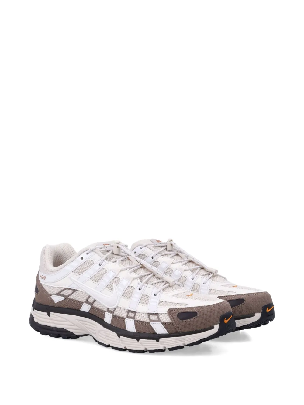 Nike P-6000 Panelled Trainers In White