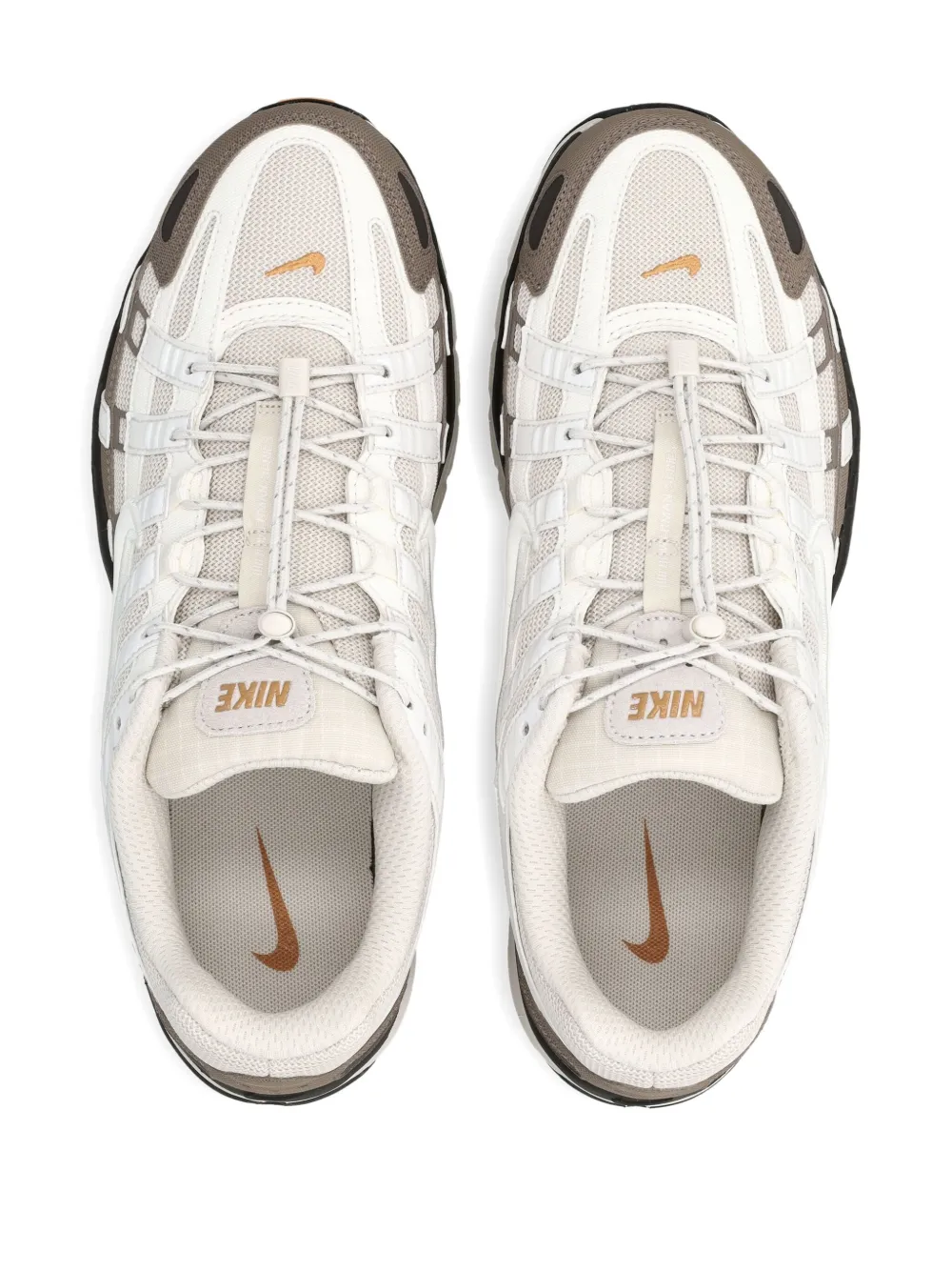 Nike P-6000 Panelled Trainers In White