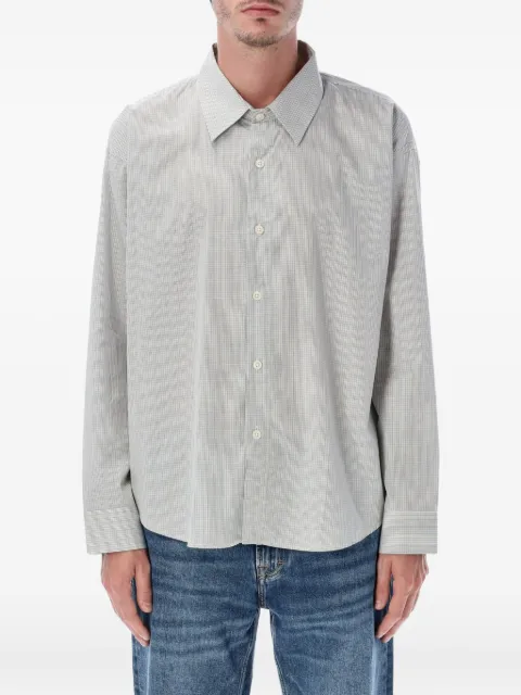 mfpen micro-checked shirt