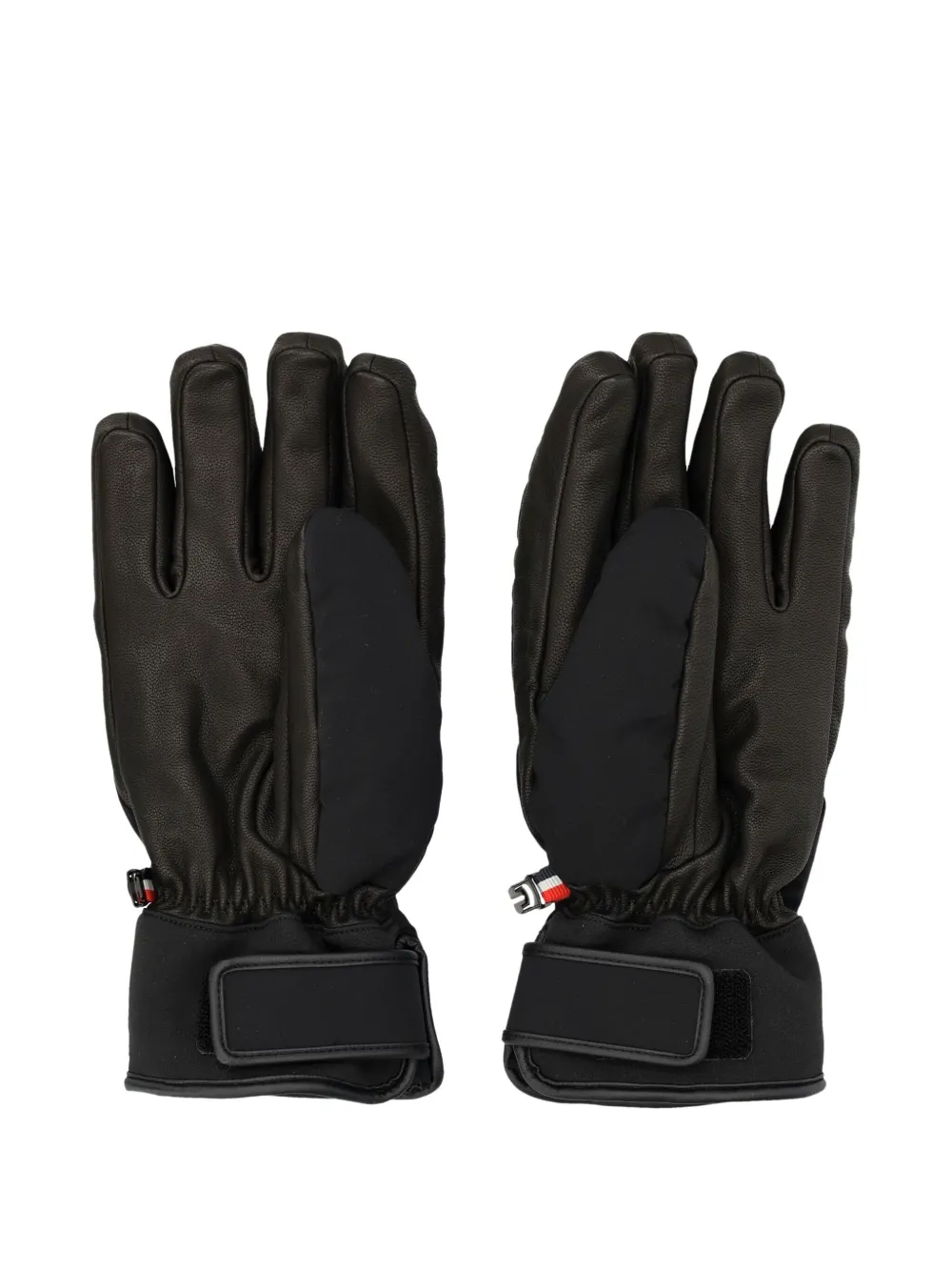 Moncler Grenoble logo gloves - Zwart