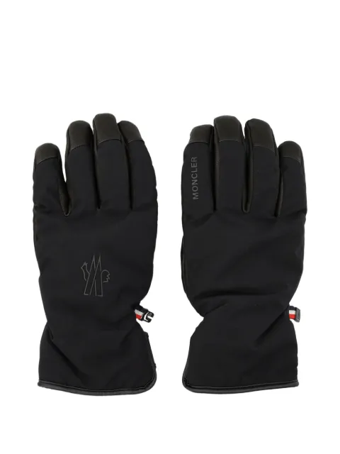 Moncler Grenoble logo gloves