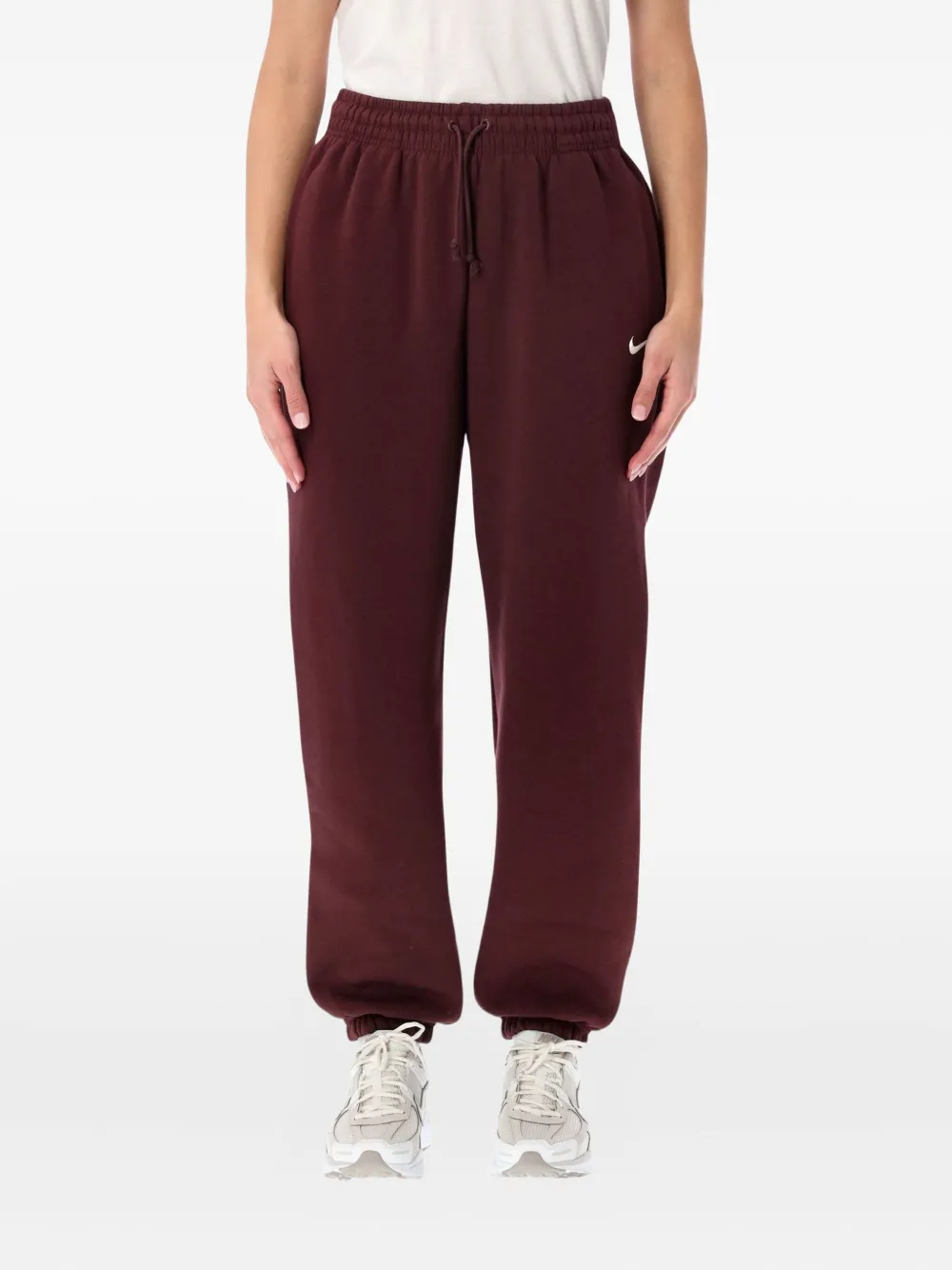Nike Drawstring Track Pants In Red