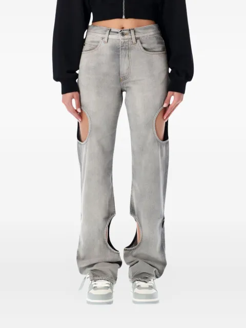 Off-White Meteor cut-out jeans