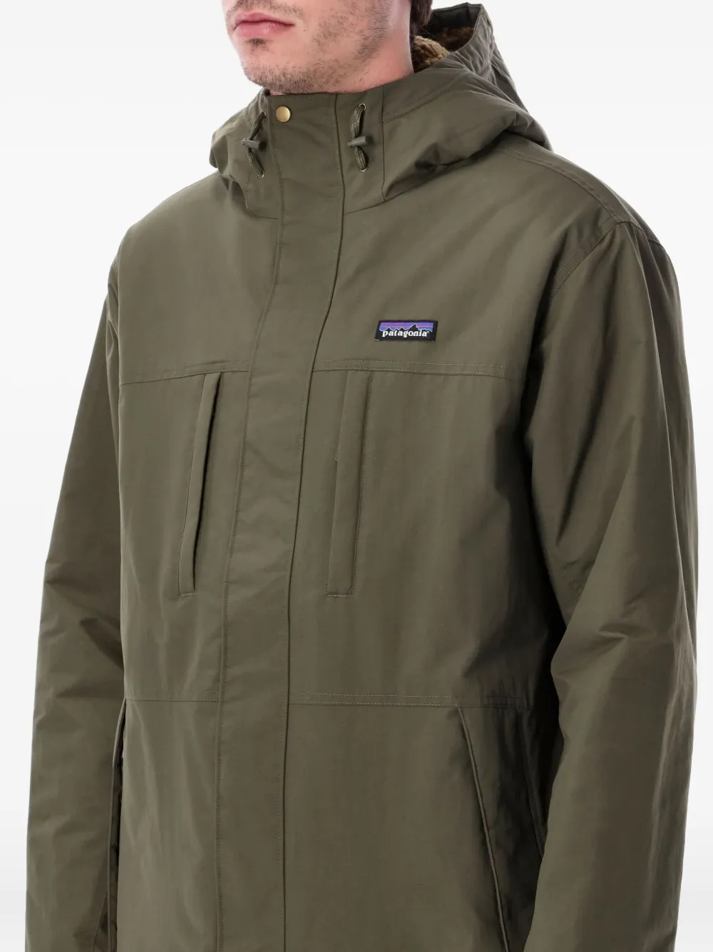 Patagonia Windshadow parka met capuchon Groen
