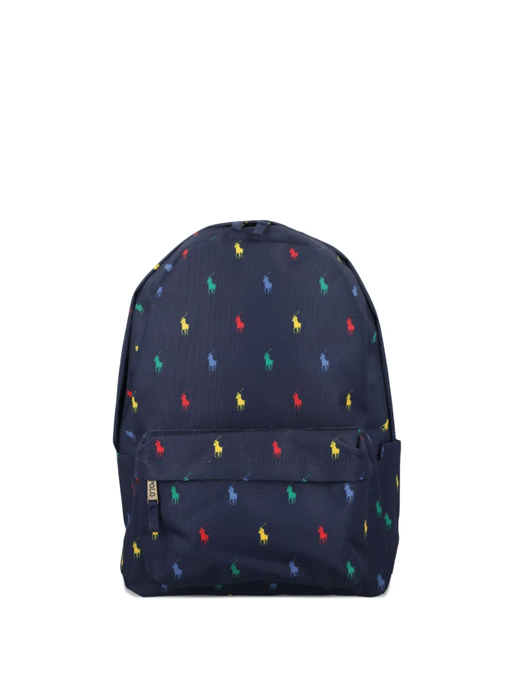 Polo Ralph Lauren Logo Pattern Backpack In Blue