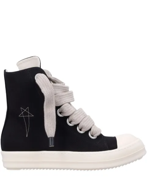 Rick Owens DRKSHDW lace-up zip sneakers