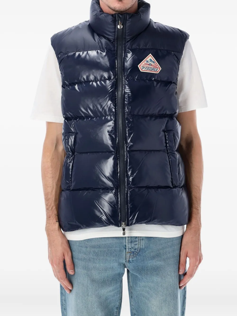 Pyrenex padded sleeveless gilet | Blue | Image 1