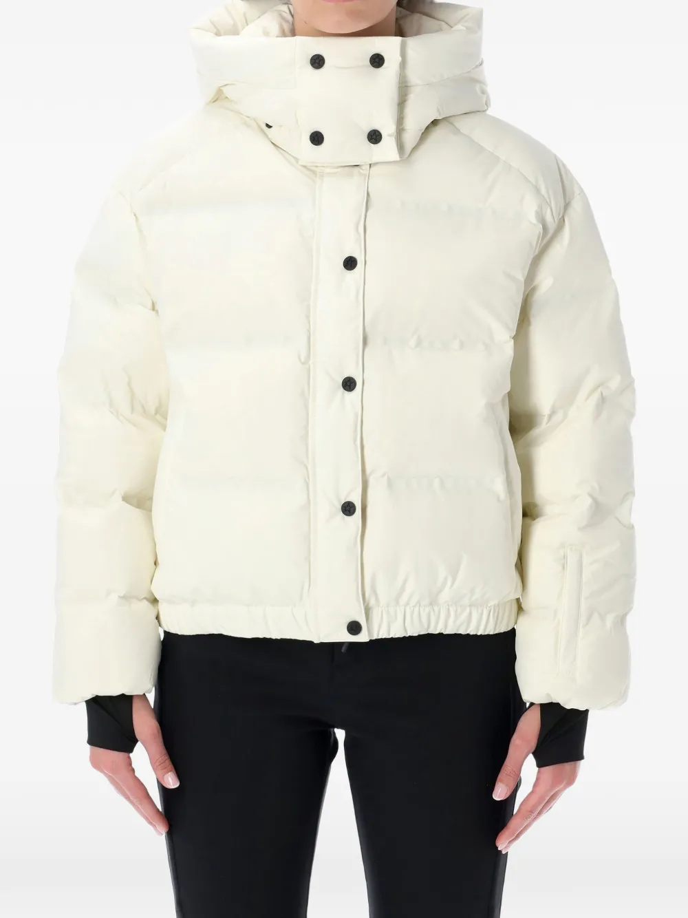 Perfect Moment hooded padded ski jacket - Weiß