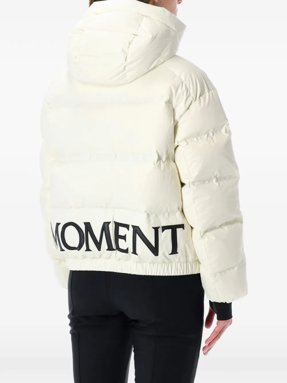 Perfect Moment hooded padded ski jacket - Wit