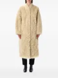 STAND STUDIO Carolina collarless coat - Neutrals
