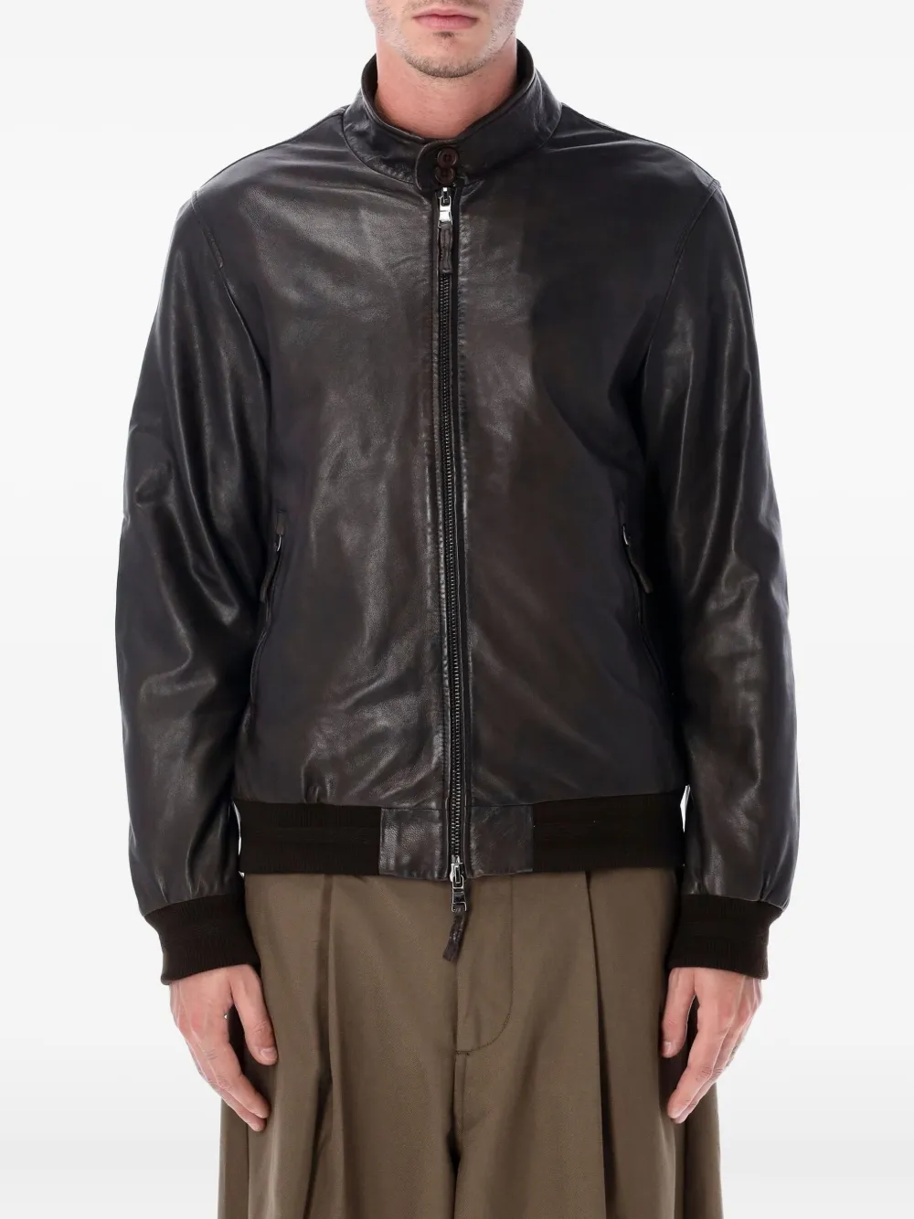 Sword 6.6.44 S.w.o.r.d 6.6.44 Leather Jacket In Multi