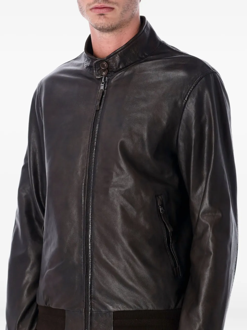 Sword 6.6.44 S.w.o.r.d 6.6.44 Leather Jacket In Multi