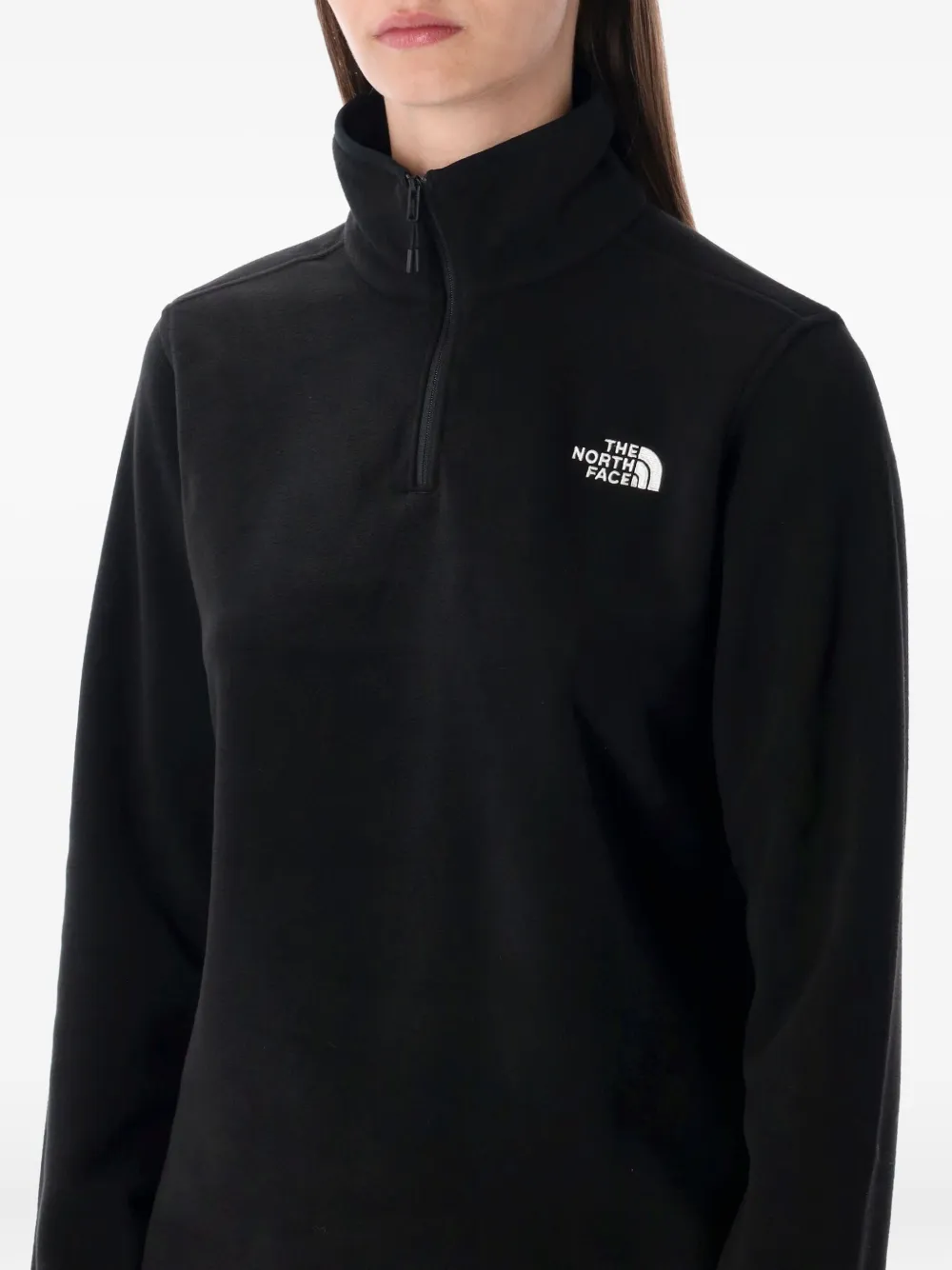 The North Face Glacier Fleece half-zip Sweatshirt Black