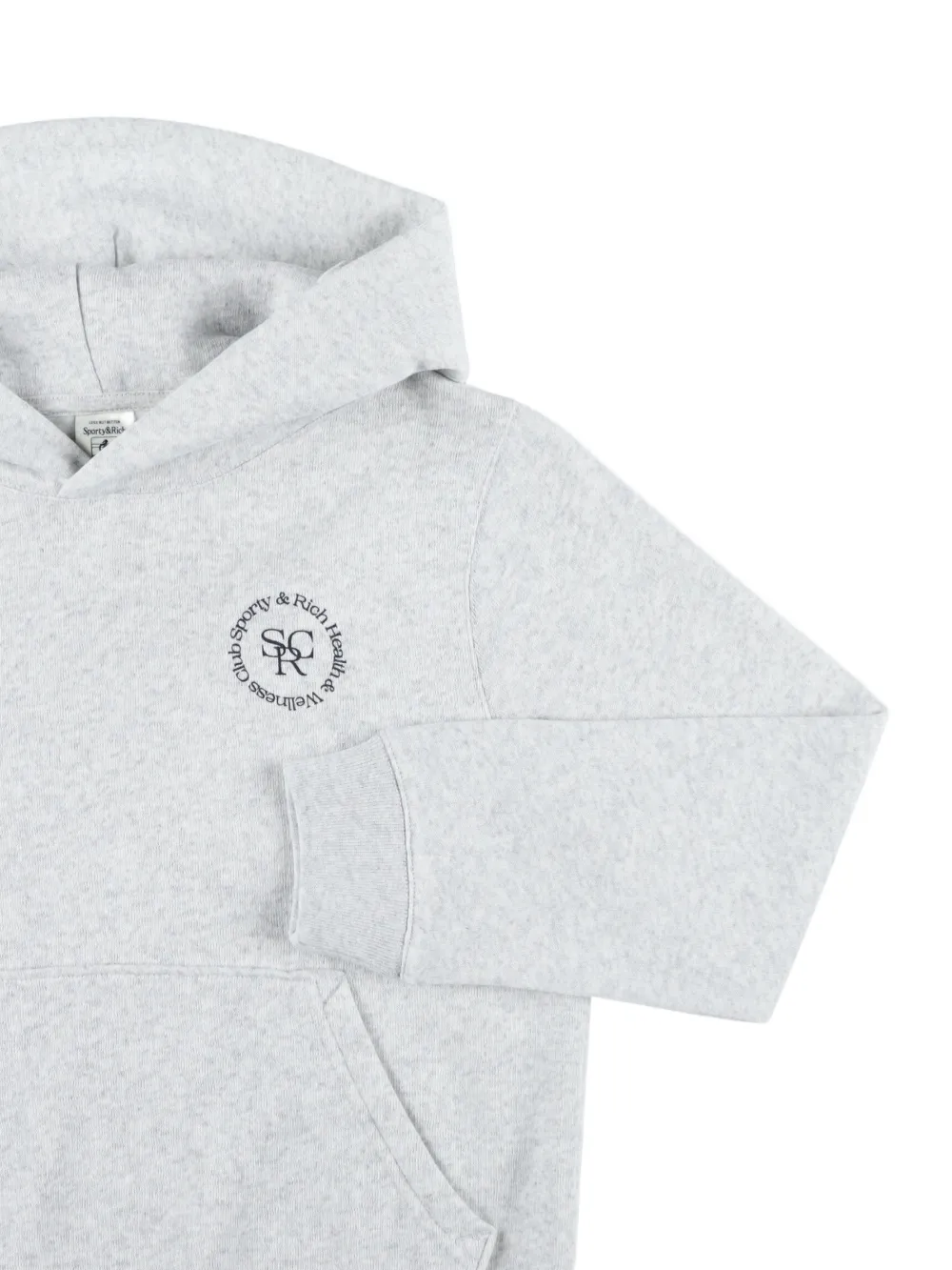 SPORTY & RICH KIDS Hoodie met logoprint Grijs