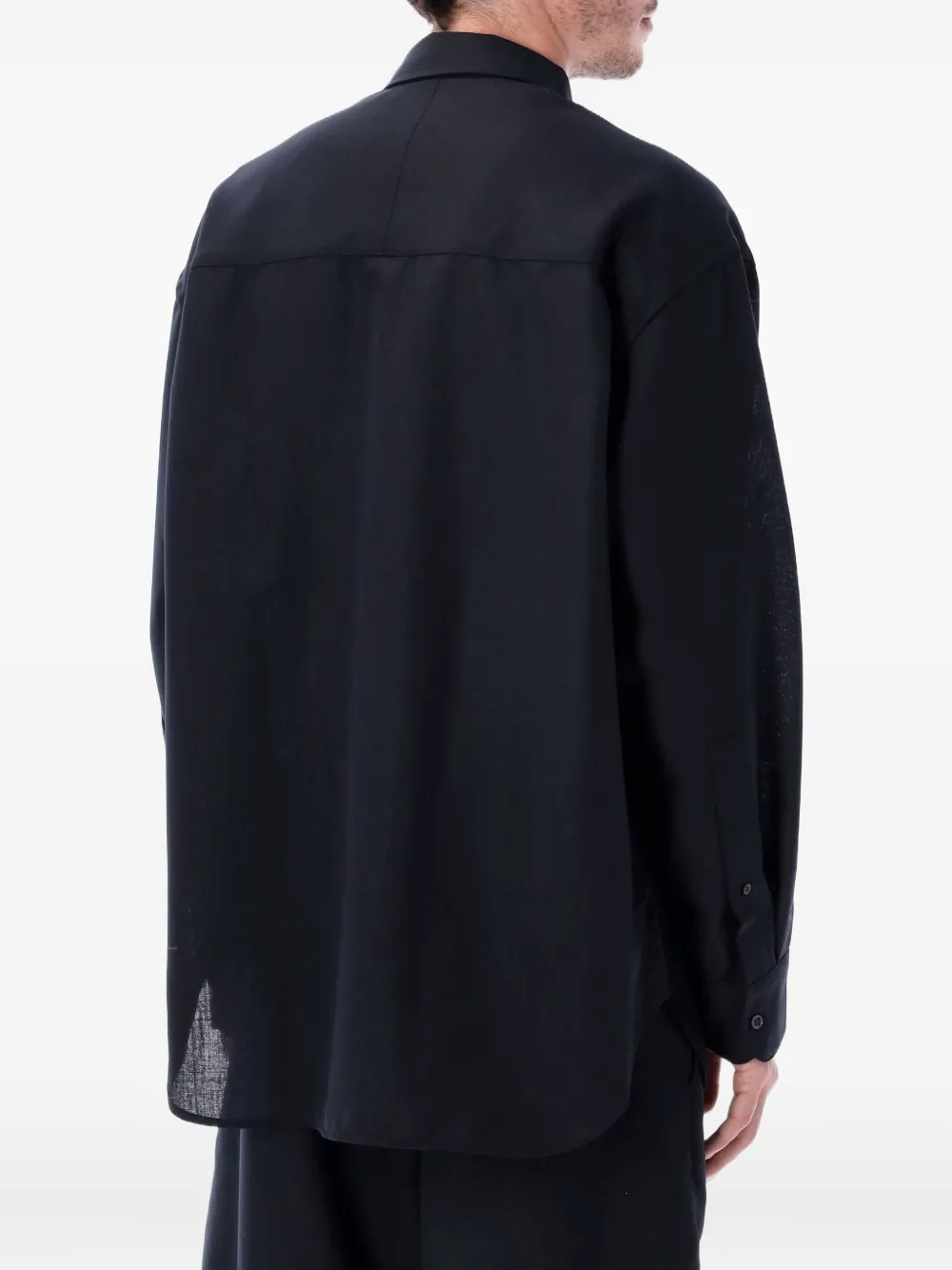 Studio Nicholson buttoned shirt - Zwart