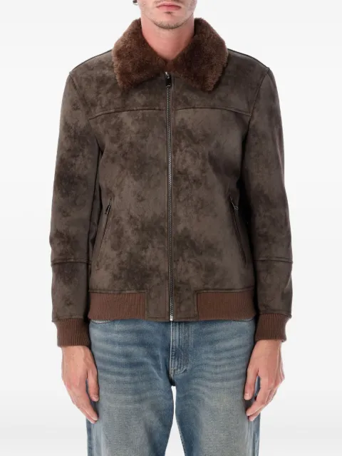 Sword Jaqueta bomber de couro