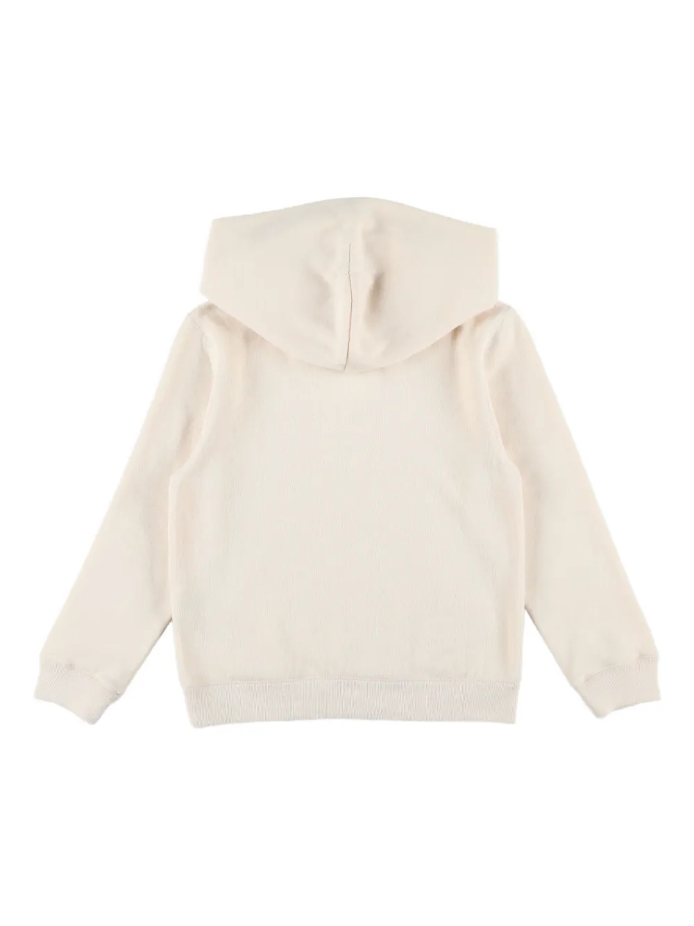 SPORTY & RICH KIDS Hoodie met logodetail Beige