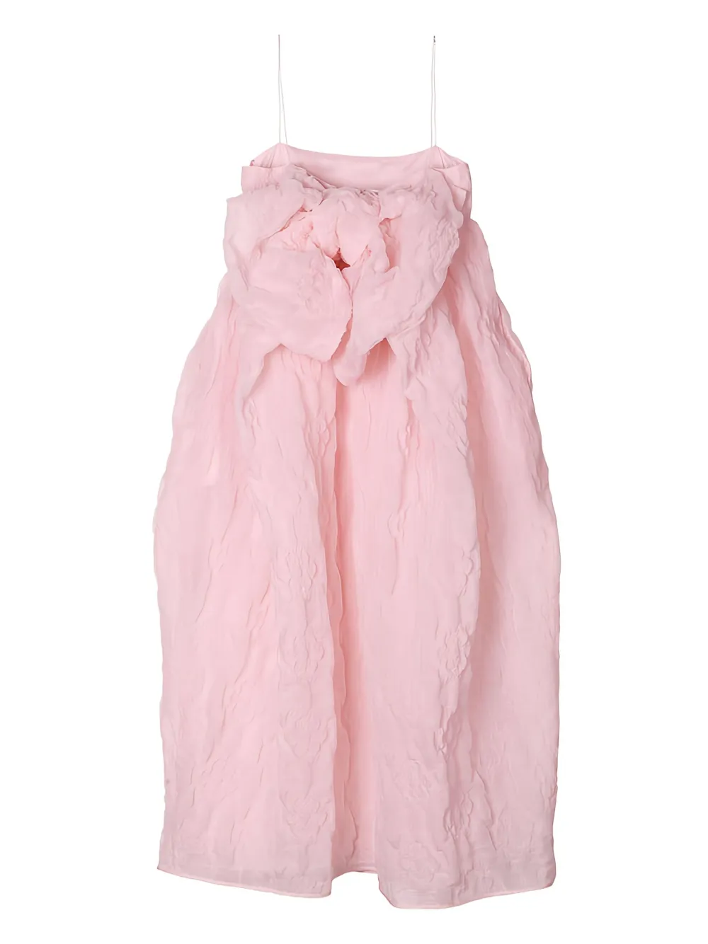 Cecilie Bahnsen Vilma matelassé jurk met strik - Roze