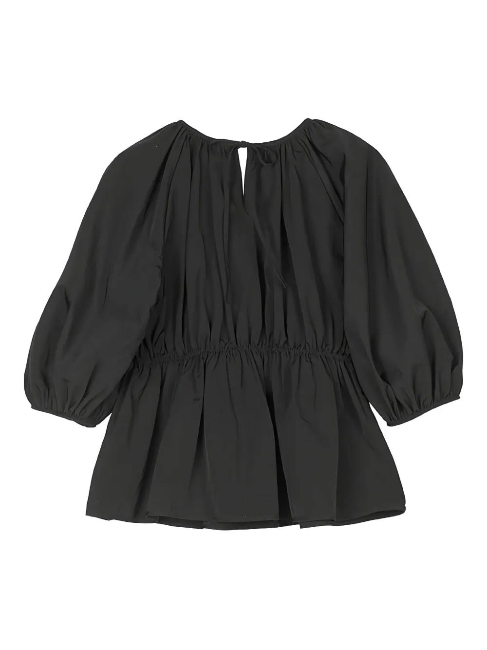 Cecilie Bahnsen Berta gathered top - Zwart
