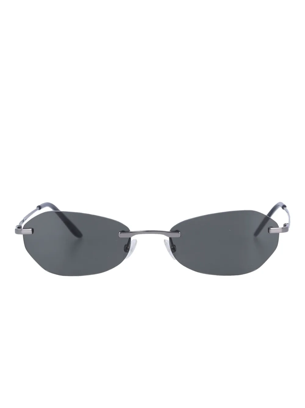 OUR LEGACY Adorable oval-frame sunglasses - ブラック OUR LEGACY Adorable oval-frame sunglasses - ブラック