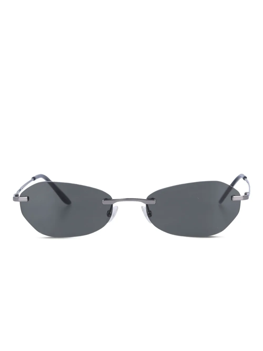 OUR LEGACY Adorable oval-frame sunglasses | Black | Image 1