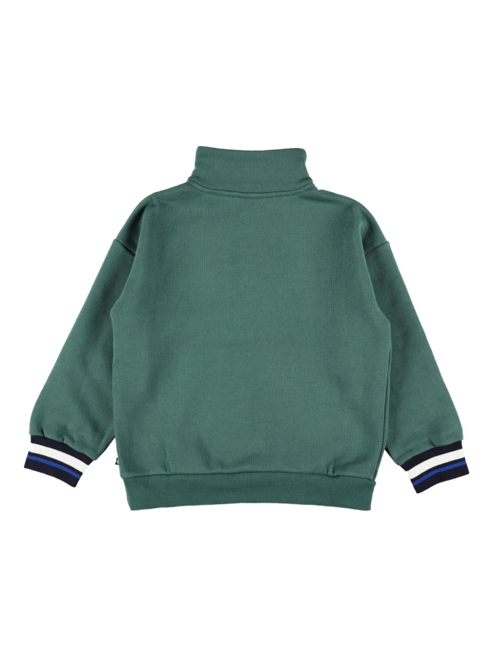 Petit Bateau zip-up logo-patch sweatshirt | Boys Hoodies & Sweatshirts | Image 2