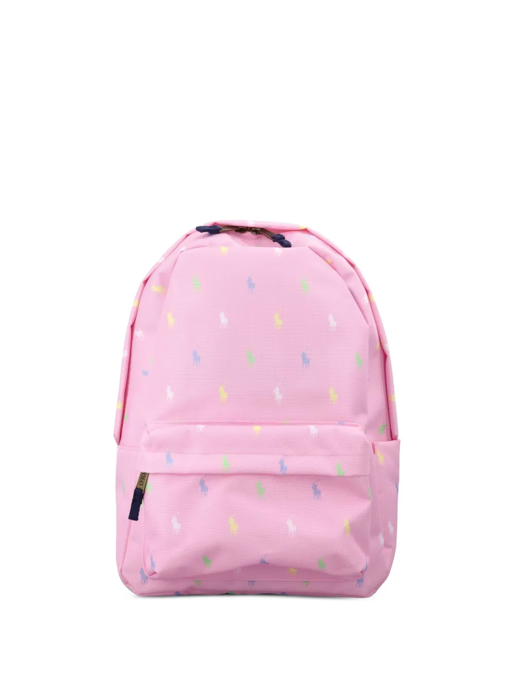 POLO RALPH LAUREN KIDS Pony print backpack - Rosa