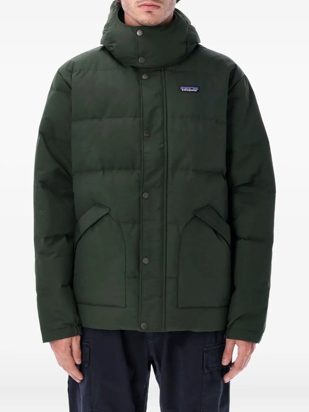 Patagonia Downdrift hooded padded jacket - グリーン Patagonia Downdrift hooded padded jacket - グリーン